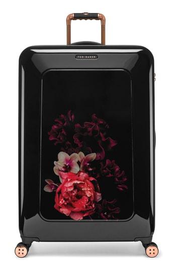 floral hard shell suitcase