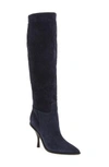 Sigerson Morrison Halie Knee High Boot In Navy