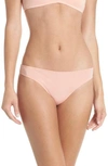 Madewell Jersey Thong In Blanched Coral