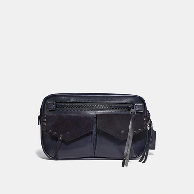 Coach Utility Belt Bag 25 In Dark Navy/matte Black