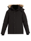 Canada Goose Carson Quilted-down Hooded Parka In Black