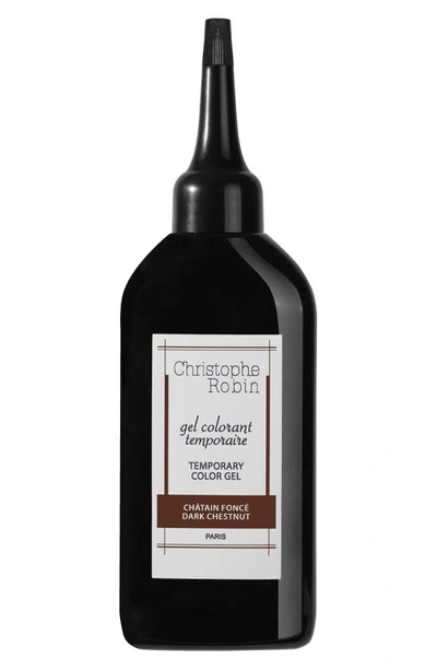 Christophe Robin Temporary Color Gel Dark Chestnut, 100ml - One Size In Dark Chestnut