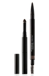 Shiseido Brow Ink Trio Pencil, Powder, Brush Deep Brown 0.002 oz/ 0.06 G In 03 Deep Brown