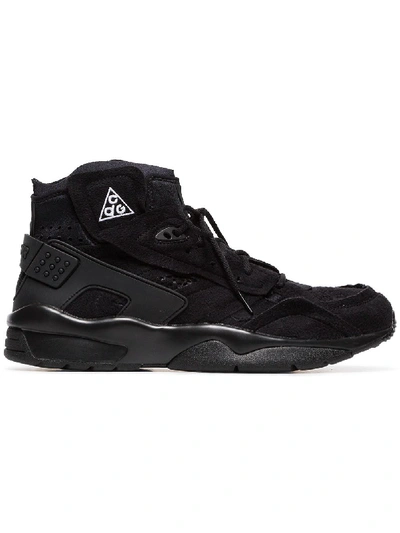 Nike Comme Des Garçons X  Acg Mowabb Sneakers - Black In Black