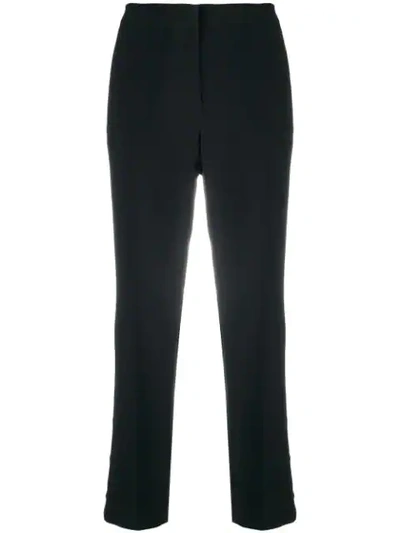 N°21 Nº21 Cropped Flared Trousers - Black