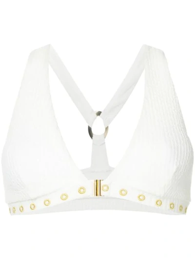 Duskii Bay Breeze Bikini Top In White