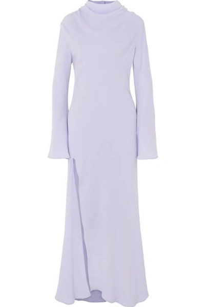 Ellery Georgian Crepe De Chine Maxi Dress In Lilac | ModeSens