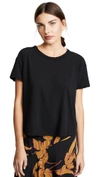 James Perse Boxy Tee In Black