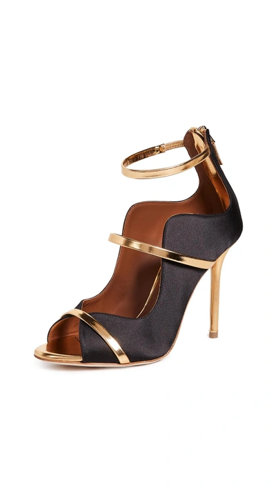 Malone Souliers Mika Pumps In Black/gold