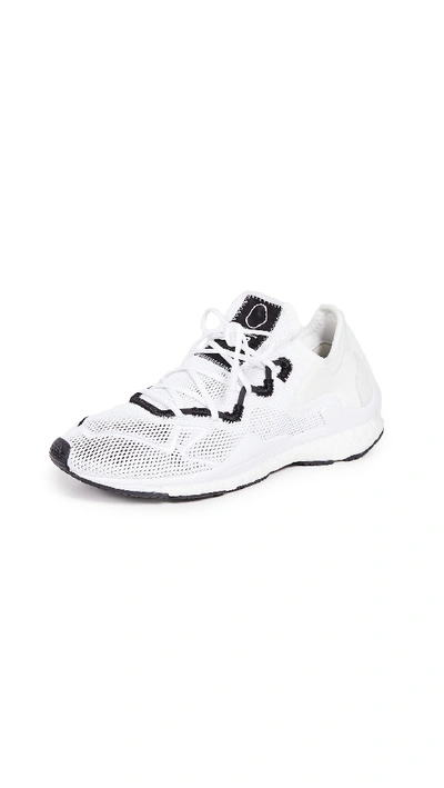 Y-3 White Adizero Runner Sneakers In White/black
