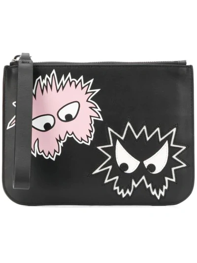 Mcq By Alexander Mcqueen Mcq Alexander Mcqueen Black Medium Rave Monster Pouch