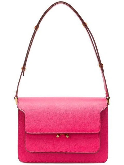 Marni Accordion Shoulder Bag In Pink