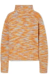 Sies Marjan Parker Wool And Silk-blend Turtleneck Sweater In Peach
