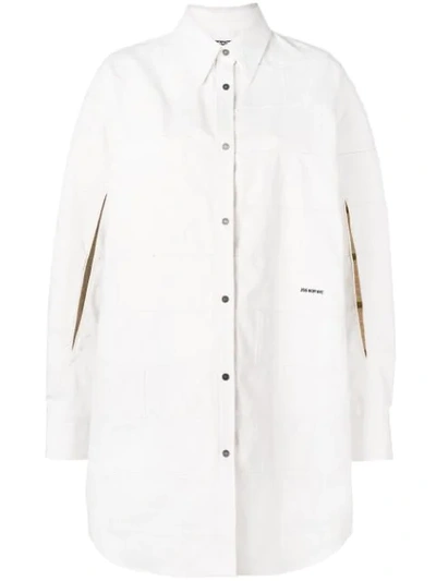 Calvin Klein 205w39nyc Oversized Shirt Jacket In White