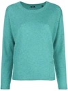 Aspesi Cashmere Fine Knit Sweater - Green