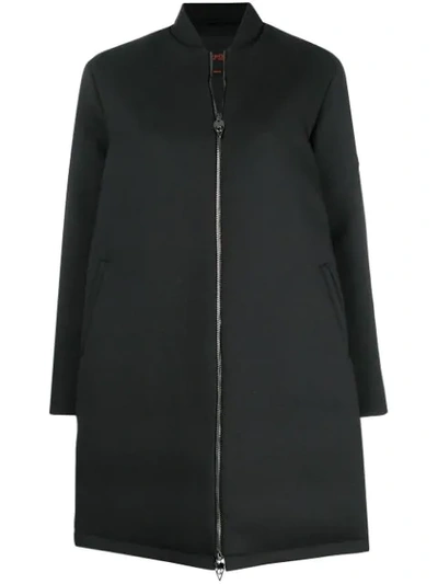 Giambattista Valli Flared Oversized Coat In Black