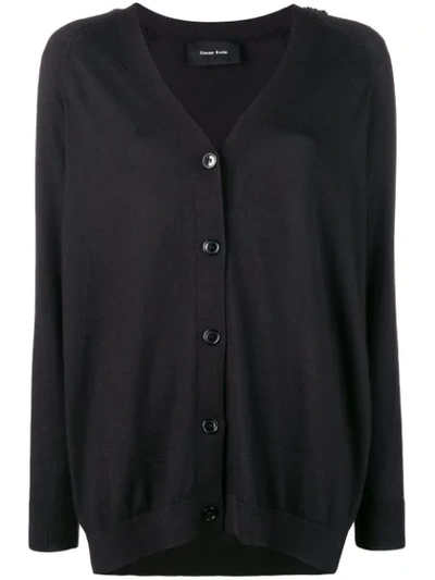 Simone Rocha Beaded Bow Cardigan - Black