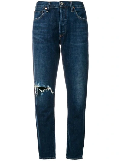 Citizens Of Humanity Boyfriend Jeans In Blue