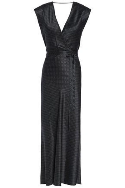 vince silk satin midi dress Women's Satin Cap-Sleeve Slip Dress, Coastal Blue, Size L