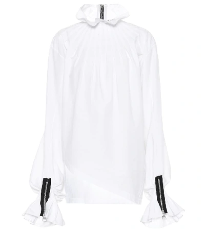 Jw Anderson Cotton Blouse In White