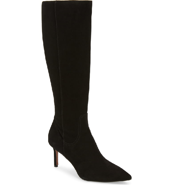 waterproof suede knee high boots