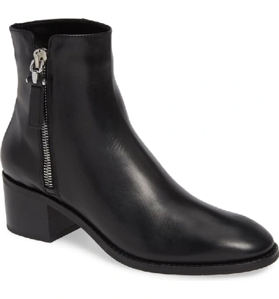 Aquatalia Josephine Leather Ankle Boots In Black