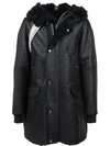 Rick Owens Jumbo Brother Parka In Black