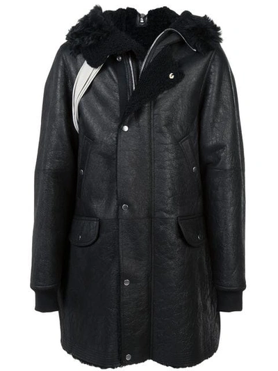 Rick Owens Jumbo Brother Parka In Black