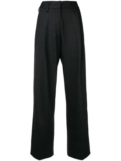 Forte Forte Wide Leg Trousers In Grey