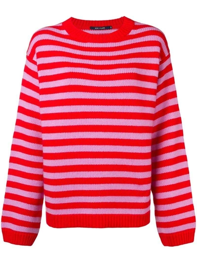 Sofie D'hoore Cashmere Striped Maravilla Jumper In Red