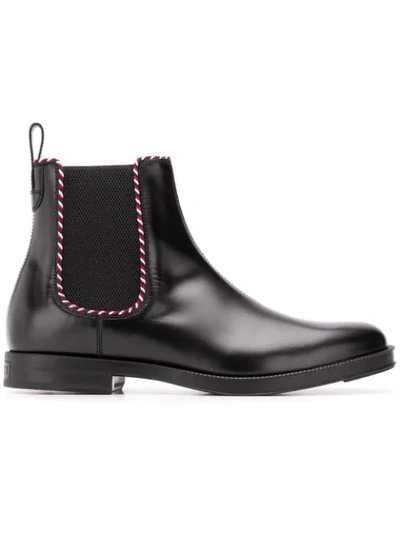 Gucci Beyond Black Leather Chelsea Boots