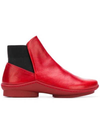 Trippen Sock Chen Boots - Red