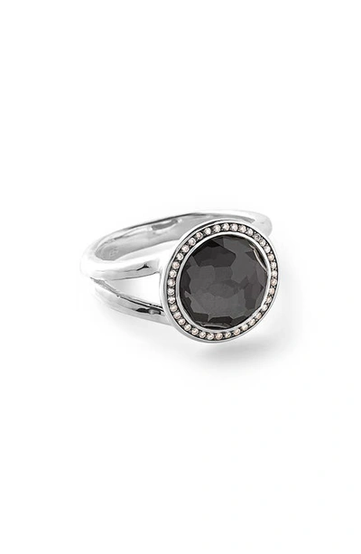 Ippolita Stella In Silver/ Hematite/ Diamond