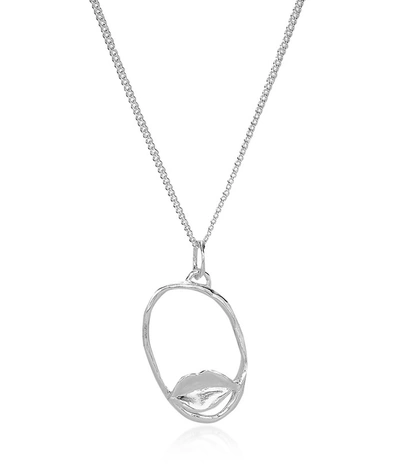 Bjorg Necklaces Dora Maar Lips Necklace In Argent