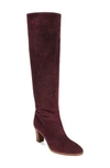 Vince Women's Casper Suede Over-the-knee Boots In Amarone Red