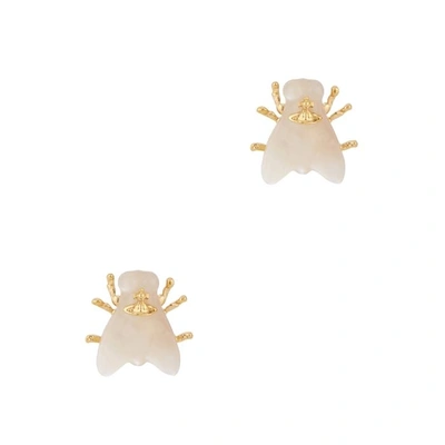 ★Vivienne Westwood★ Portobello Vivienne Westwood Portobello Gold-tone Fly Necklace | ModeSens