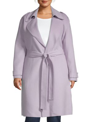 badgley mischka wool wrap coat