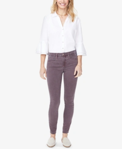 Nydj Petite Ami Tummy-control Skinny Jeans In Pinedrop