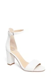 Vince Camuto Corlina Ankle Strap Sandal In Baby Sheep