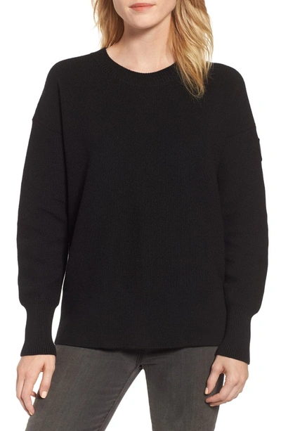Canada Goose Aleza Wool Pullover Sweater In Black