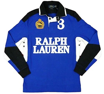 Polo Ralph Lauren Men's Snow Polo Challenge Cup Crest Rugby Shirt In  Sapphire Star/black/white | ModeSens