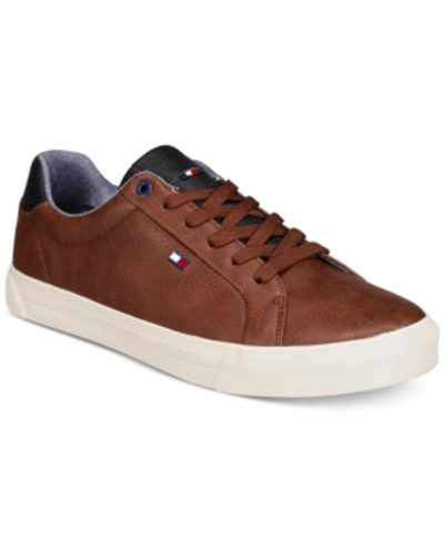Tommy Hilfiger Men's Ref Low-top Sneakers Men's Shoes In Dark Brown |  ModeSens