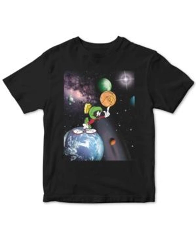 Moda Seta Men's Marvin The Martian Graphic T-shirt In Black