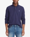 Polo Ralph Lauren Men's Classic Fit Long Sleeve Mesh Polo In Newport Navy