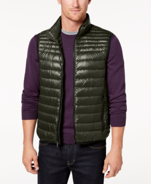 calvin klein men's packable vest