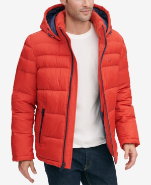 men's quilted puffer jacket tommy hilfiger