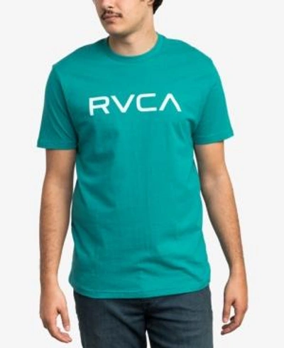Rvca Men's Logo Graphic T-shirt In Light Teal
