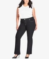 City Chic Trendy Plus Size Bootcut Jeans In Black