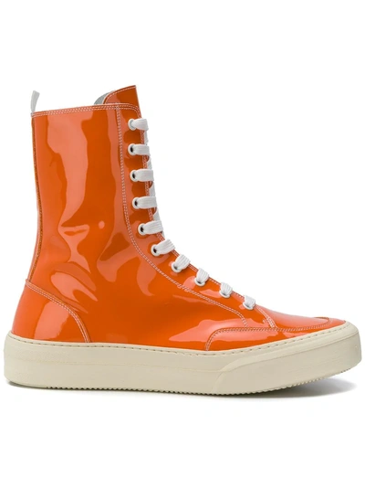 Sunnei Sneaker Boots - Orange