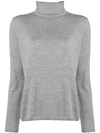 Aspesi Fine Knit Turtleneck Sweater - Grey